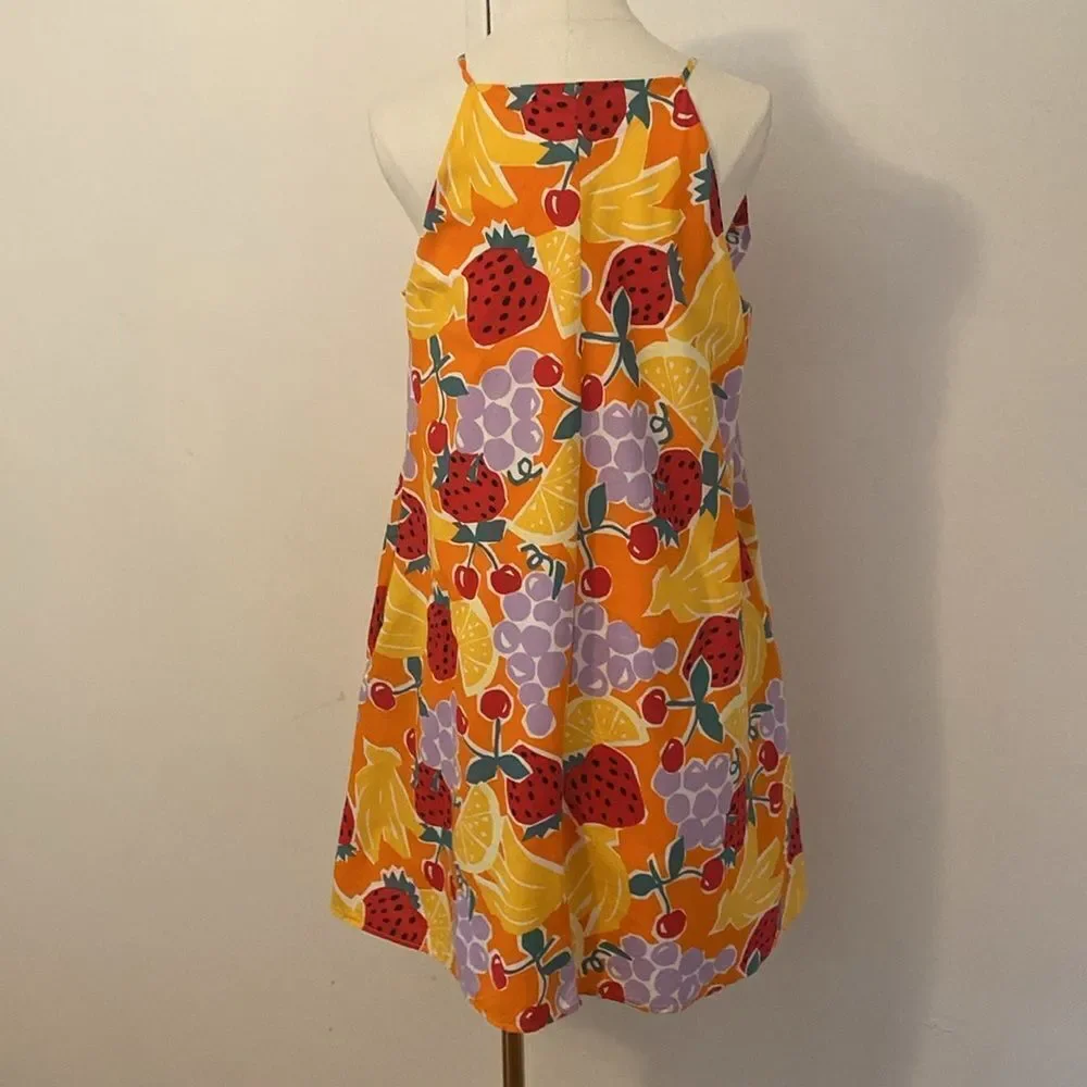 Anthropologie Corey Lynn Calter Tutti Frutti Tunic Dress Size Medium - Picture 9 of 16